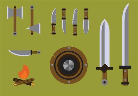 Free Barbarian Weapons Vectors 111436 Vector Art at Vecteezy