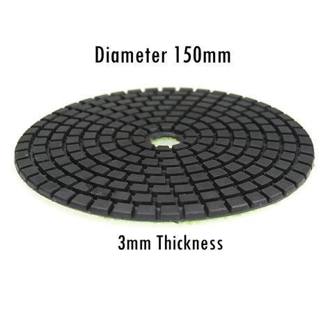 1 шт. " /150 мм Алмазные Гибкие Полировальные колодки M14 насадка для ...