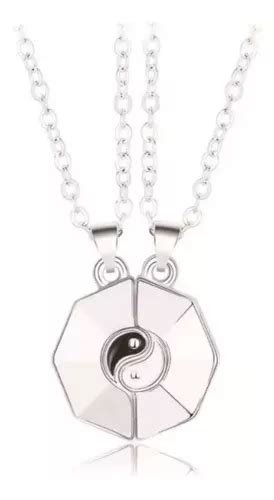 Set 2 Collares De Pareja Yin Yang Regalo Amor Dia Madre Cuotas Sin