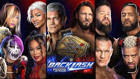 Full Match Card Revealed For Wwe Backlash 2024 Newssaurus