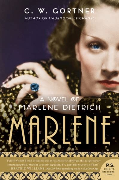 A Bookaholic Swede Marlene A Novel Of Marlene Dietrich By Cw