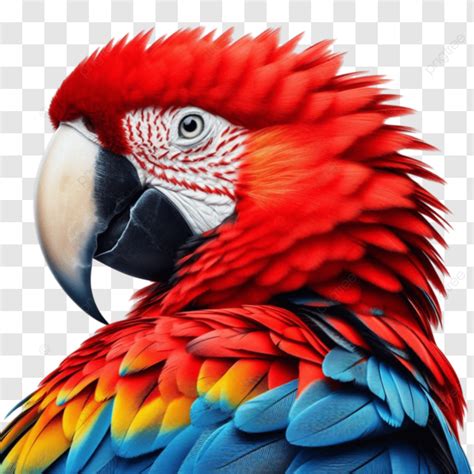 3d Bright Parot On Transparent Background Bright Parot Design Png
