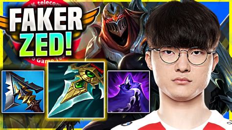 Faker Brings Back His Iconic Zed T1 Faker Plays Zed Mid Vs Sylas