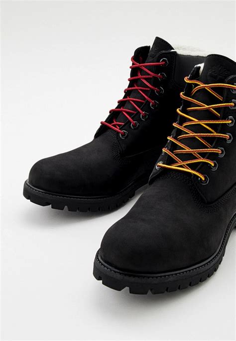 Тимберленды Timberland 6 in Premium Fur/Warm Lined Boot BLACK, цвет ...