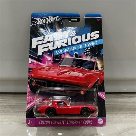 Hot Wheels Special Card Fast And Furious Womef Of Fast Series Custom Corvette Stingray Coupe
