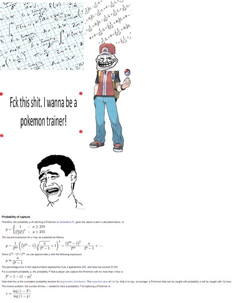 pokemons math  complicated  dx