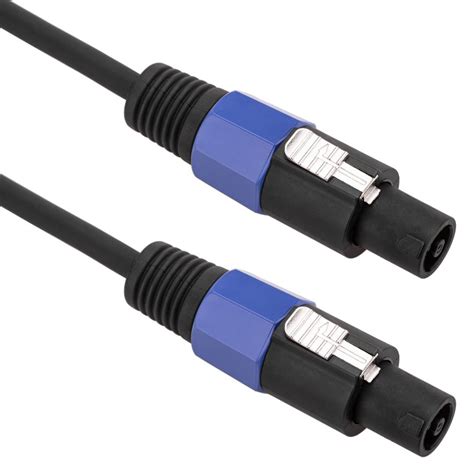 NL4 Speakon Câble haut parleur 13GA 4x1 5mm 50m Cablematic