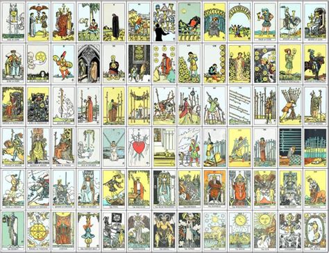 Mini Tarot Card Tarot Journaling Menor Mayor Arcana Imagen Editorial