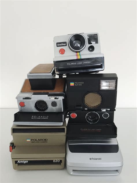 Vintage Polaroid 600 Cameras