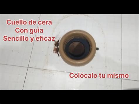 Una Manera Sencilla Pero Eficaz De Colocar Un Wc Con Cuello De Cera Con