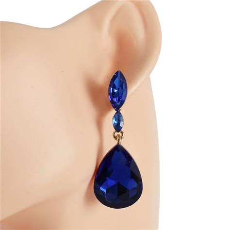 Crystal Teardrop Dangle Earring Wholesale Fashion