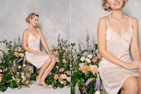 Vintage S Cream Lace Nightgown Lingerie Slip Dress Boudoir Wedding S