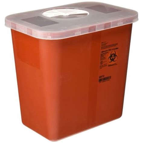 Covidien Sharpsafety Biohazard Bin Phlebotomy Sharps Containers 1qt 4qt