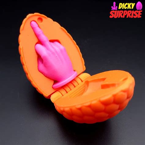 3D Printable Dicky Surprise Fuck Off By Iradj3d