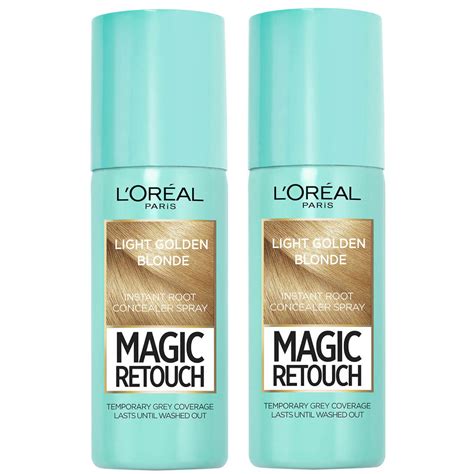 L Or Al Paris Magic Retouch Light Golden Blonde Root Concealer Spray Duo Pack L Or Al Paris Us
