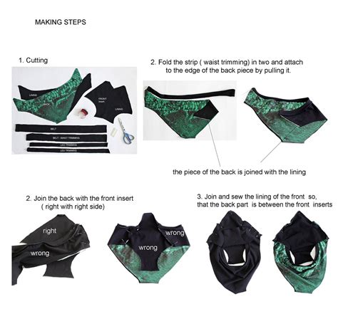 Sewing Pattern For Women Shorts Swim Wear Bikini Lingerie Etsy