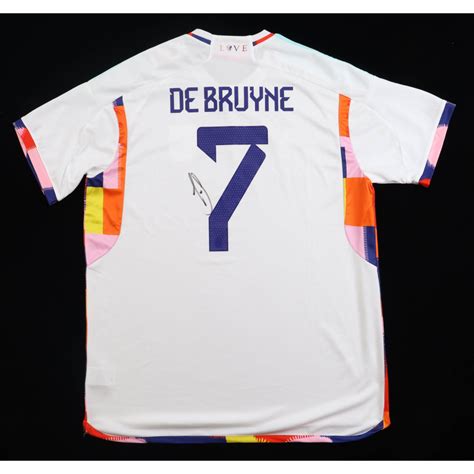 Kevin De Bruyne Signed Belgium National Team Jersey (JSA) | Pristine ...