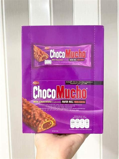 Choco Mucho Milk Chocolate Caramel มิลล์ ช็อกโกแลต คาราเมล เวเฟอร์ โรล