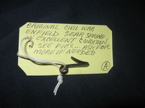 Original Civil War Enfield Sear Spring 1897079543