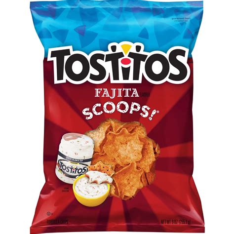 Tostitos Scoops Fajita Tortilla Chips 9 Oz