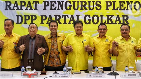 Foto Partai Golkar Gelar Rapat Pleno Bahas Munas Foto Liputan