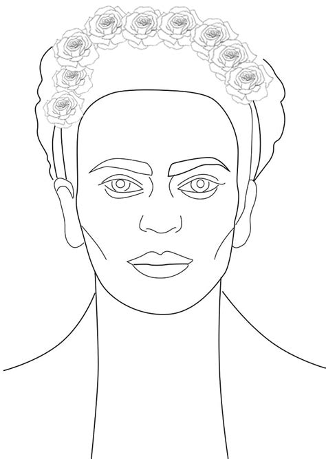 Dibujo Para Colorear De Frida Kahlo Porn Sex Picture