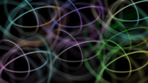 Wallpaper Rotation Lines Circles Colorful Rainbow 1920x1080