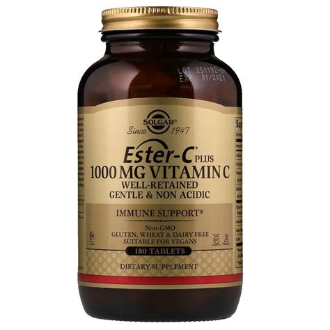 Solgar Ester-C® Plus 1000 mg Vitamin C online kaufen | Fatburners.at