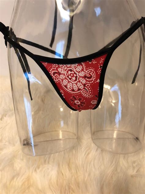 Super Sexy Tie Side Thong Bikini Bottoms Only Etsy
