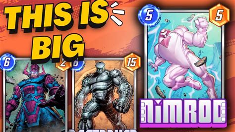 NIMROD Is BIG In This GALACTUS DECK Marvel Snap YouTube