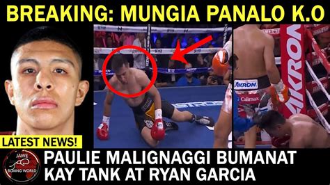 Breaking News Jaime Munguia Panalo Knockout Sa Round 3 Kay Gonzalo