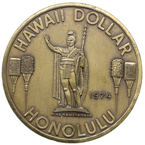 1974 - Aloha from Hawaii - Hawaii Dollar - Honolulu - Token - UNC – MK