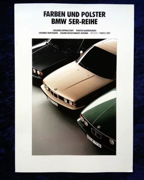 Bmw Er Reihe E Farben Und Polster Prospekt Eur