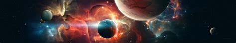 planets and nebula digital wallpaper #space #8K #wallpaper #hdwallpaper ...