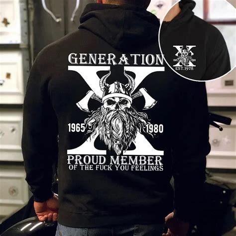 The Ture FAFO Generation X Skull Double Sided Custom Shirt Proud Member Of The Fuck You