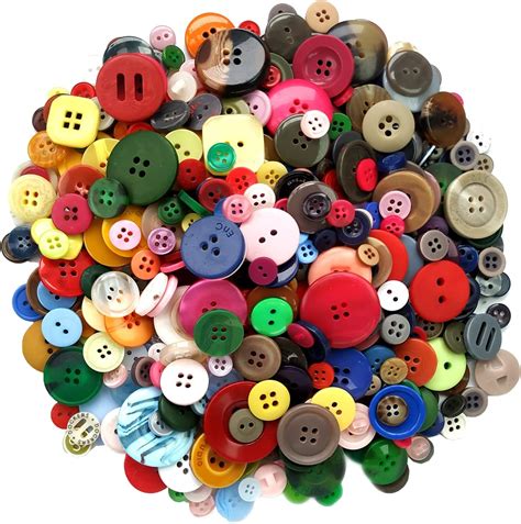 Amazon WYOMER 1500 Pcs Mixed Color Round Resin Buttons For Crafts