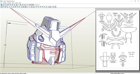 Mô Hình Gundam Bằng Giấy Cách Làm Papercraft Dành Cho Fan Gundam