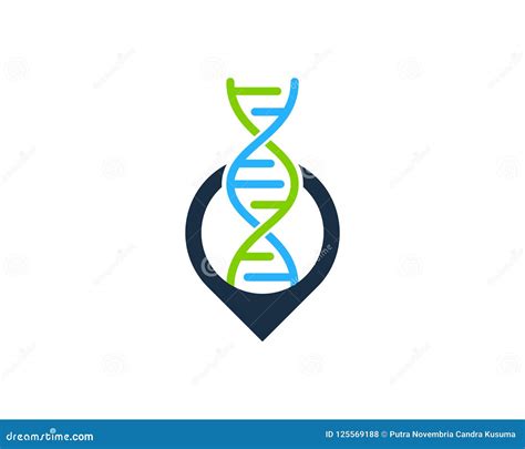 Coloque La Dna Logo Icon Design Ilustraci N Del Vector Ilustraci N De