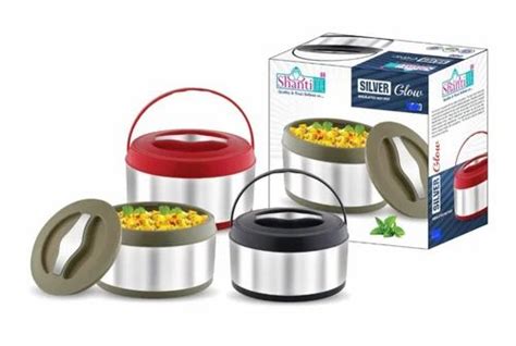 Plastic Silver Glow Insulated Hot Pot Gift Set At Piece In Mumbai