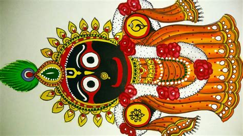 draw  paint lord jagannath lord jagannath drawing