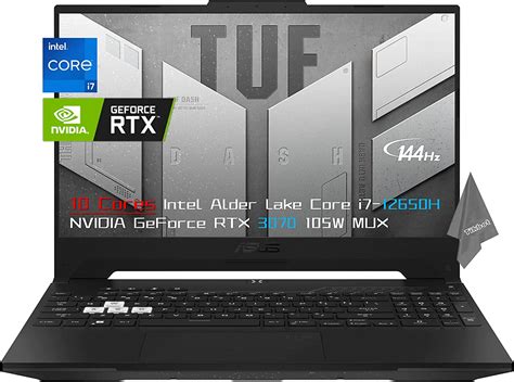 ASUS TUF Dash F15 - i7-12650H · RTX 3070 105W · 15.6”, Full HD (1920 x ...