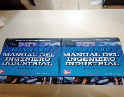 Libro Maynard Manual Del Ingeniero Industrial Tomo I Y II 9789701047965