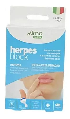 Parches Naturales Para Curar El Herpes Labial Azul Mercadolibre