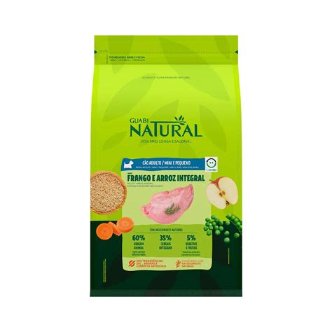 Ração Guabi Natural para Cães Adultos de Mini e Pequeno Porte Sabor