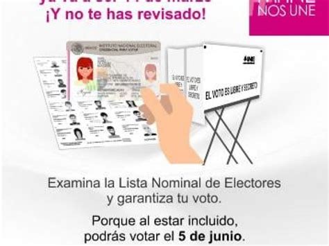 Invita INE A Verificar Que Credenciales Aparezcan En Lista Nominal