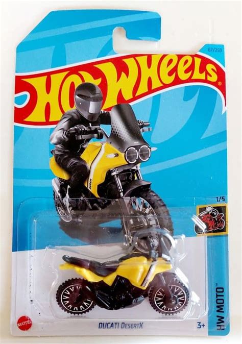Hot Wheels HW Moto Ducati Desertx 1 64 Scale Yellow Amazon In Toys Games