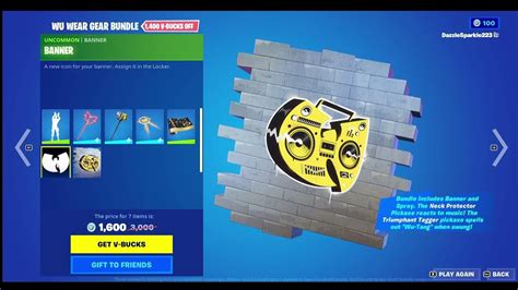 Fortnite Wu Wear Gear Bundle Review Youtube