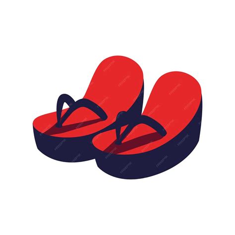 Free Vector Japanese Shoes Traditional Icon Isolated