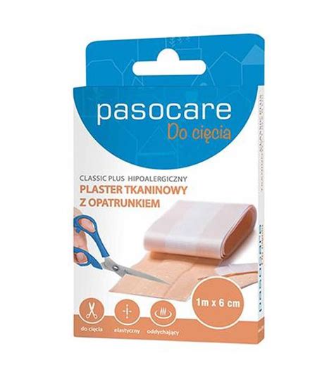 Pasocare Classic Plus Plaster Tkaninowy Z Opatrunkiem 1m X 6cm 1 Szt