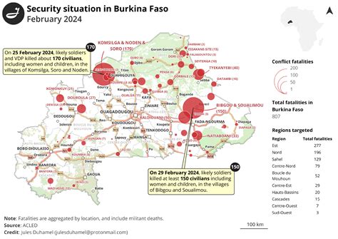 Burkina Faso – February 2024 Security Map – Jules Duhamel